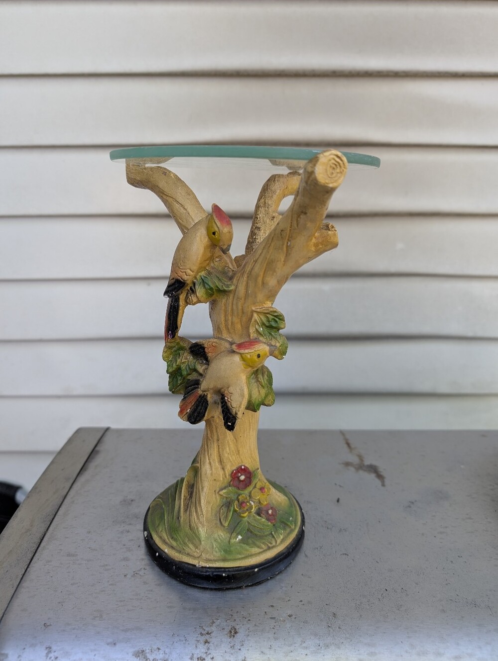 Universal Statuary Corporation Of Chicago Figurine Birds On Tree
